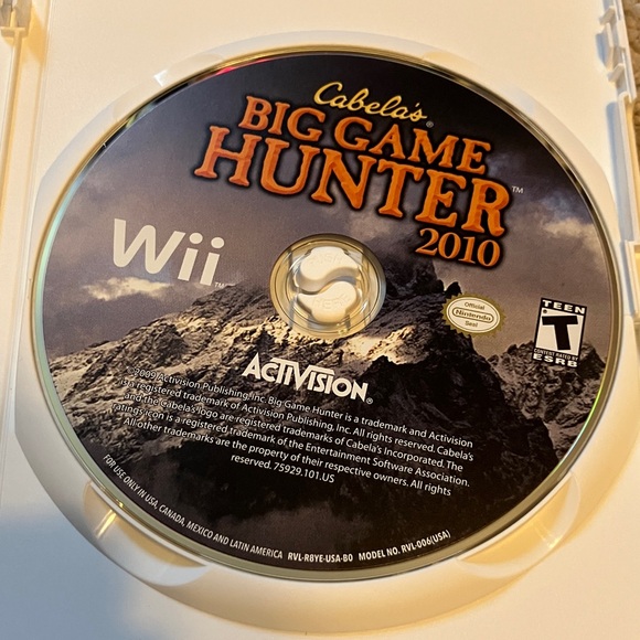 Wii Cabelas Big Game Hunter 2 Games - Picture 3 of 4